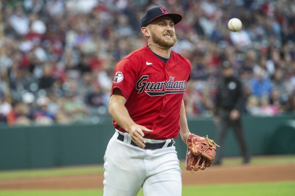 Guardians place rookie pitcher Tanner Bibee on injured list